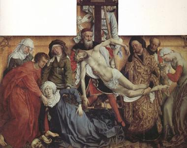 Rogier van der Weyden The Descent from the Cross (nn03) oil painting image